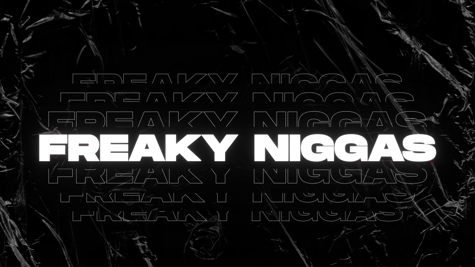 Freaky Niggas Banner